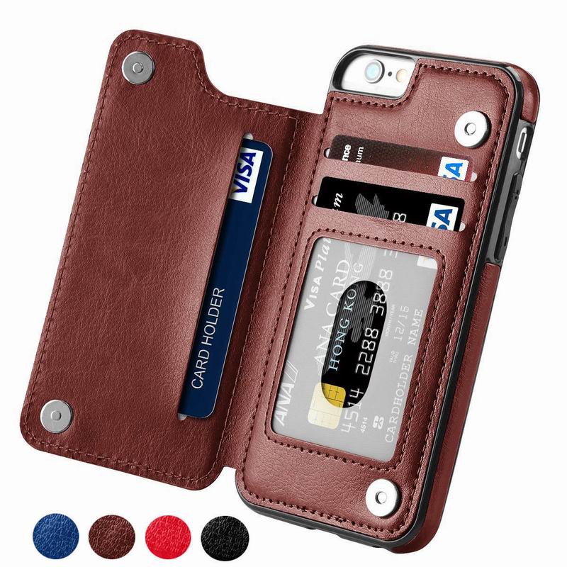 Luxury Slim Fit Premium Leather Flip Case For iPhone - Case Monkey