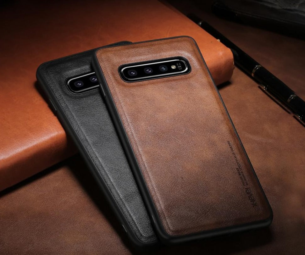 Ultra Thin Leather Phone Case for Samsung Galaxy Range - Case Monkey