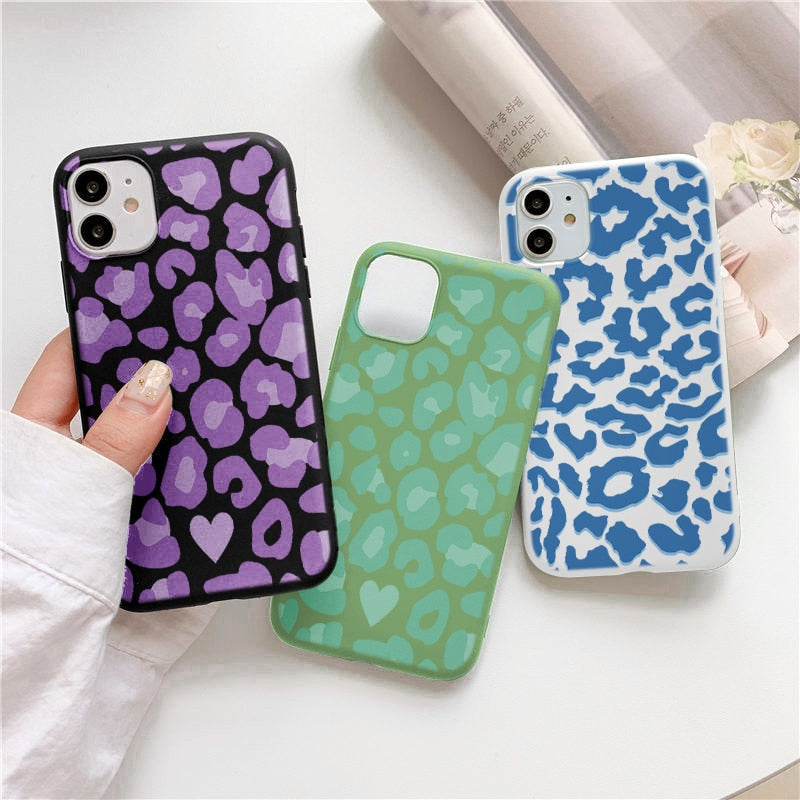 Bright Coloured Leopard Print Phone Case For Samsung Galaxy - Case Monkey