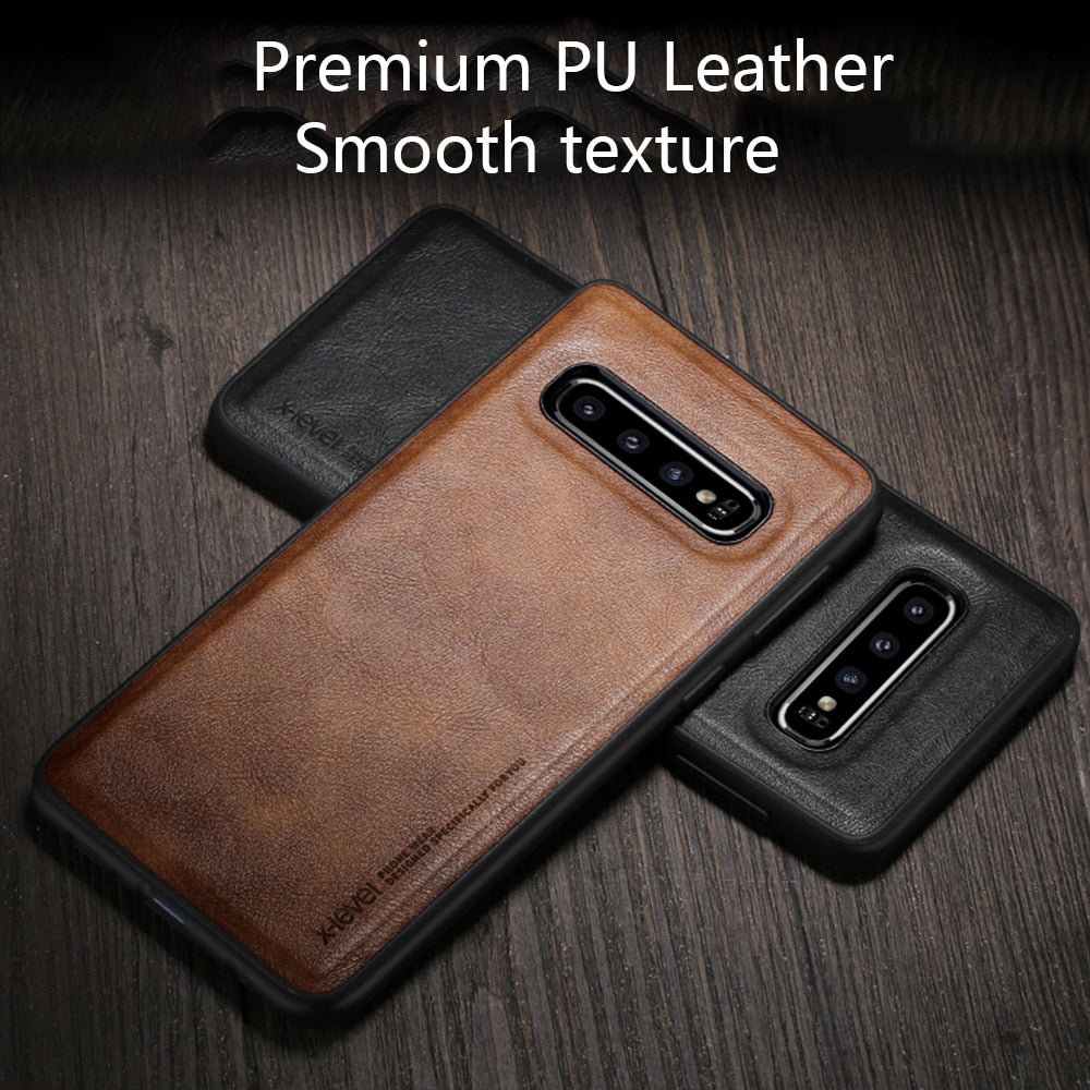 Ultra Thin Leather Phone Case for Samsung Galaxy Range - Case Monkey