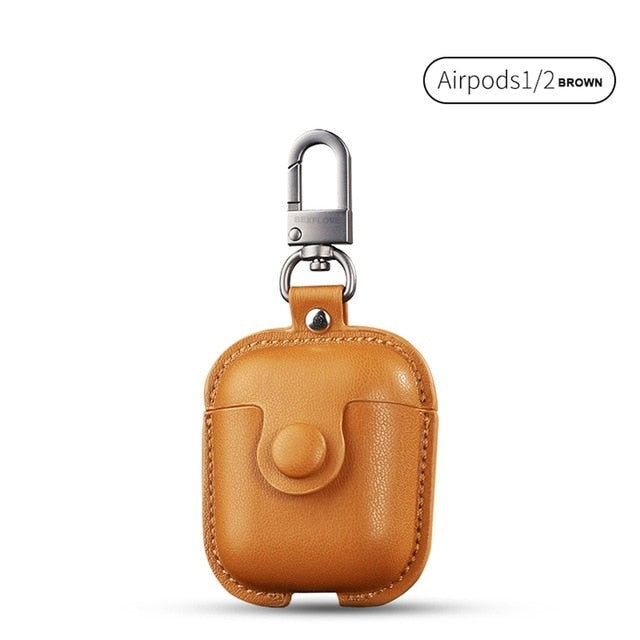 Leather Case Cover For Airpods - Case Monkey