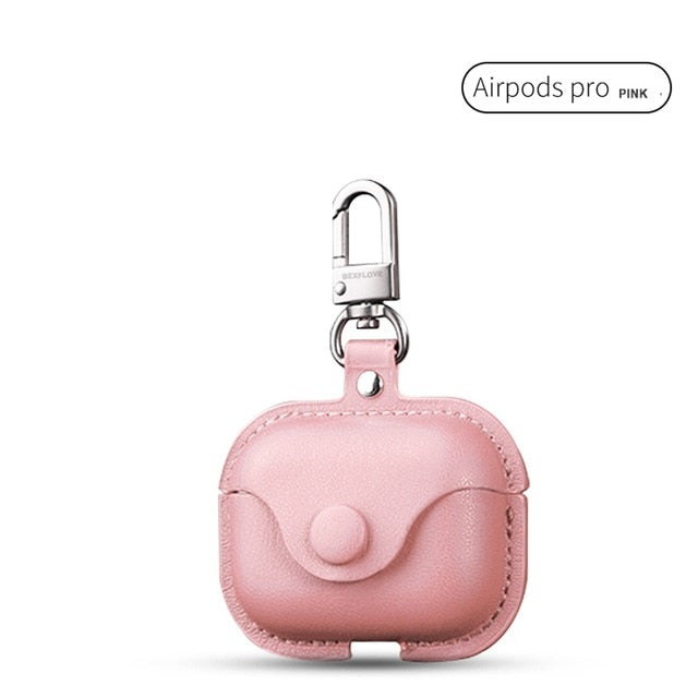 Leather Case Cover For Airpods - Case Monkey