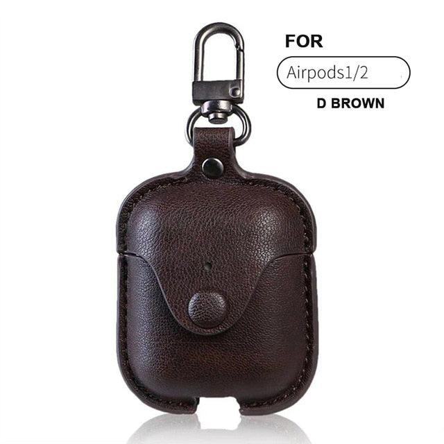 Leather Case Cover For Airpods - Case Monkey