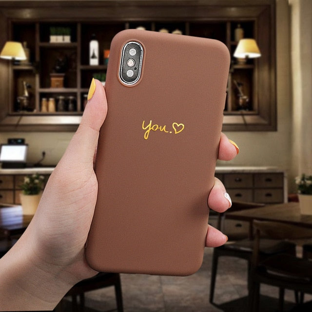 Gold Heart Phone Case For iPhone - Case Monkey