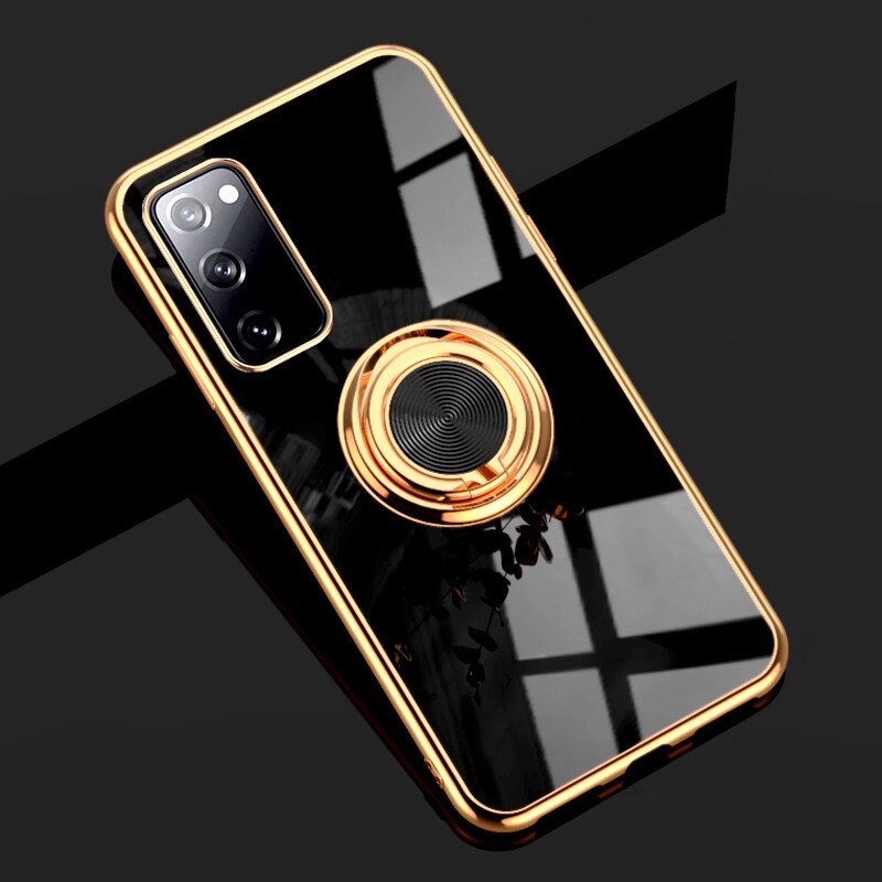 Luxury Plating Pop Socket Phone Case For Samsung - Case Monkey